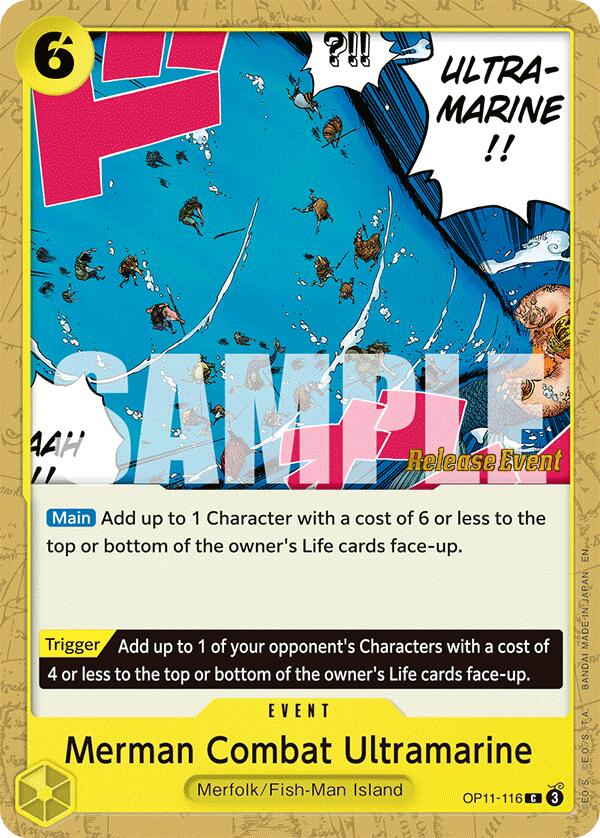 Merman Combat Ultramarine [A Fist of Divine Speed Release Event Cards]
