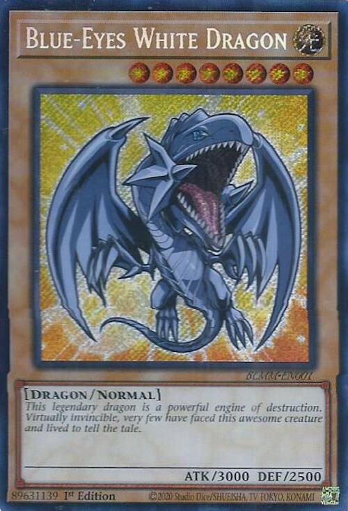 blue eyes white dragon yugioh card for sale Yu-Gi-Oh - LC01-EN004 the most classic of all monsters in YuGiOh is once again offered through the Legendary Collection! Yu-Gi-Oh! - Rarity Collection 5