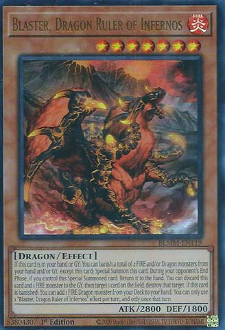 Blaster, Dragon Ruler of Infernos [BLMM-EN119] Ultra Rare
