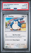 Snorlax 136/167 Twilight Masquerade PSA 10 118049854