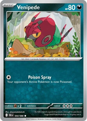 Venipede (054/086) [Scarlet & Violet: Black Bolt]