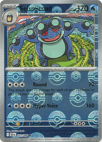 Seismitoad (021/086) (Poke Ball Pattern) [Scarlet & Violet: Black Bolt]