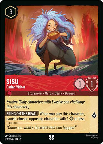 Sisu - Daring Visitor (119/204) [Fabled]