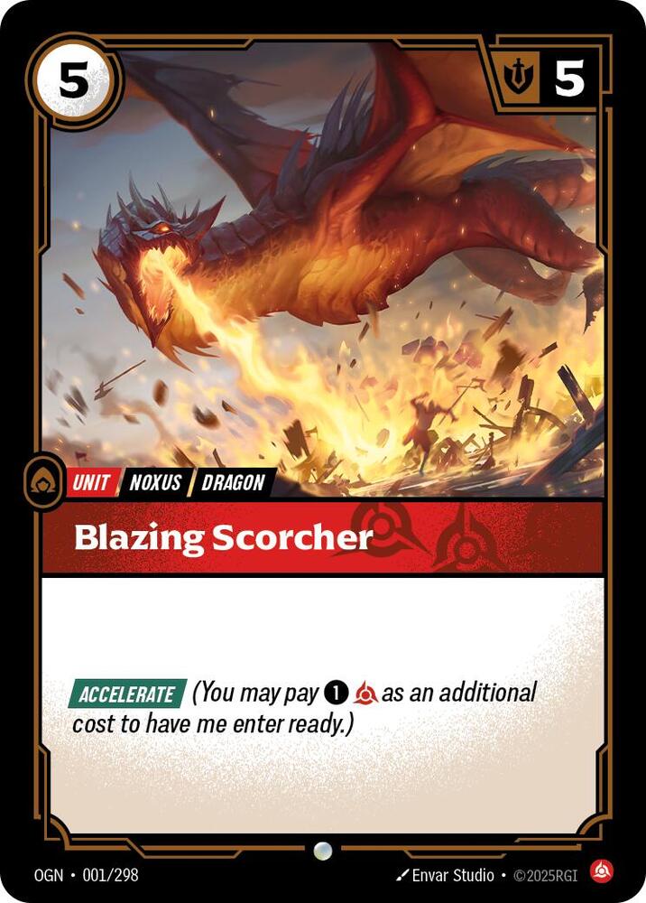 Blazing Scorcher 001/298 RFTB1