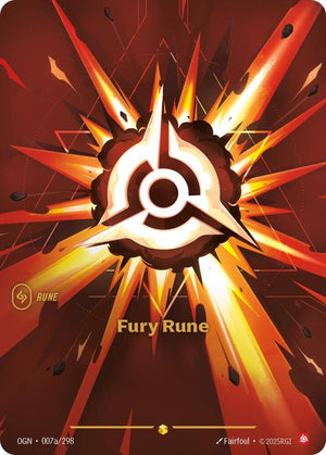 Fury Rune (Alternate Art) 007a/298 RFTB1