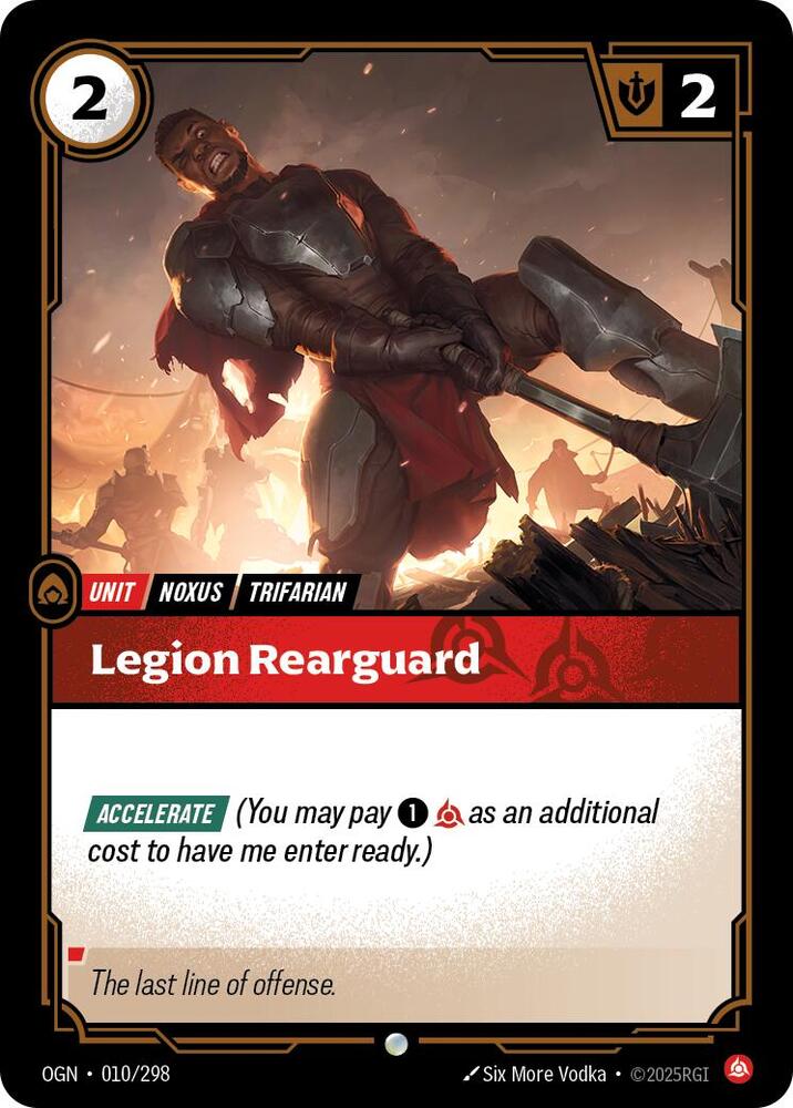 Legion Rearguard 010/298 RFTB1