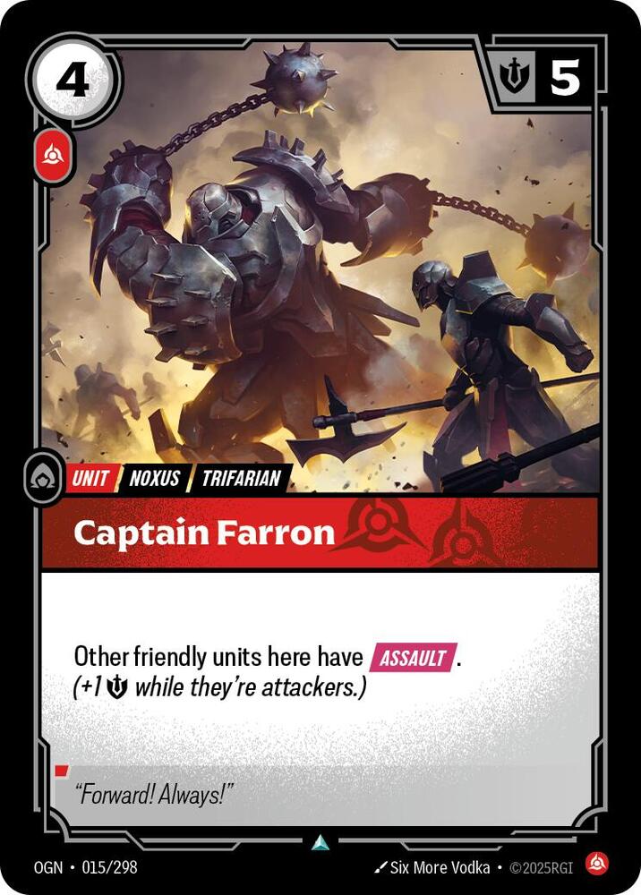 Captain Farron 015/298 RFTB1