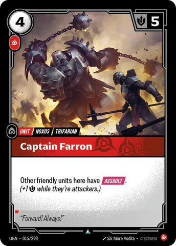 Captain Farron 015/298 RFTB1