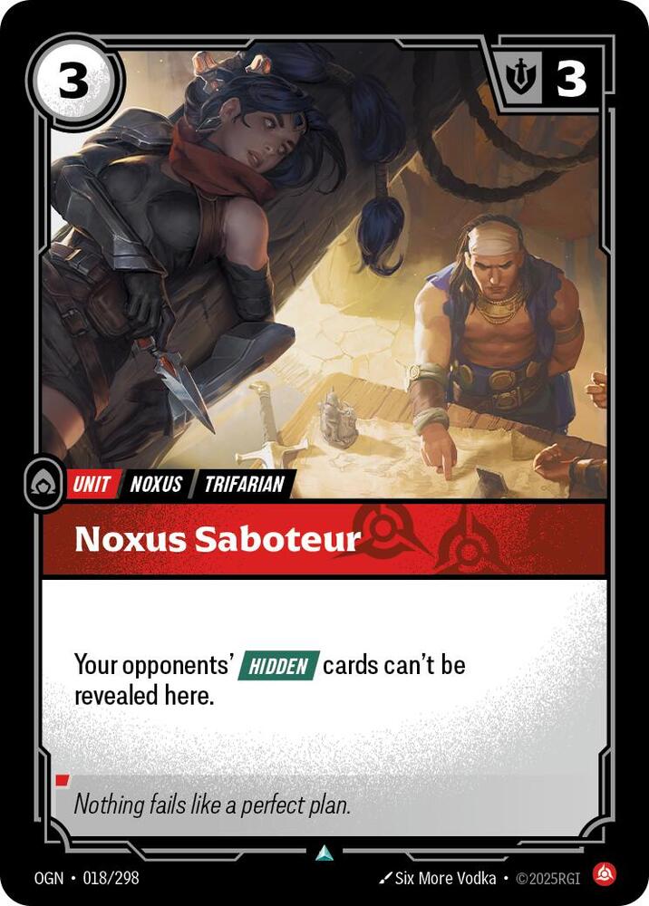 Noxus Saboteur 018/298 RFTB1