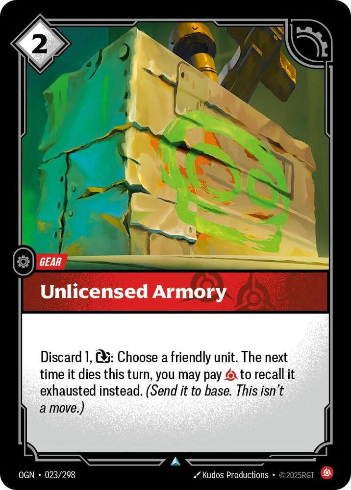 Unlicensed Armory 023/298 RFTB1