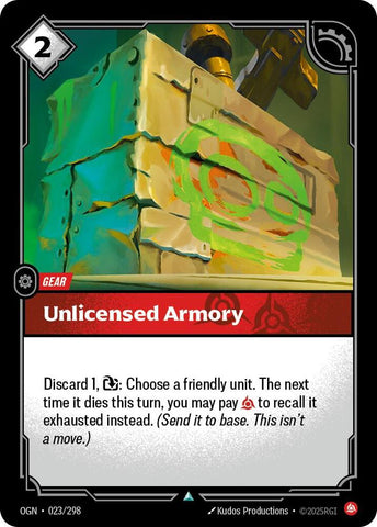Unlicensed Armory 023/298 RFTB1