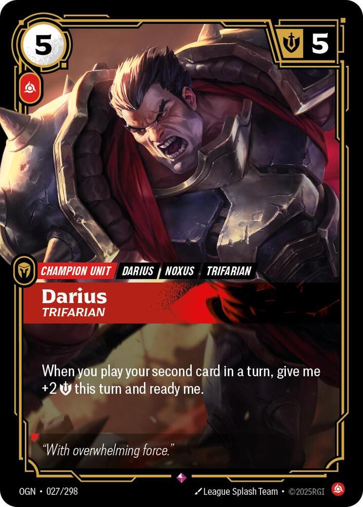 Darius - Trifarian 027/298 RFTB1