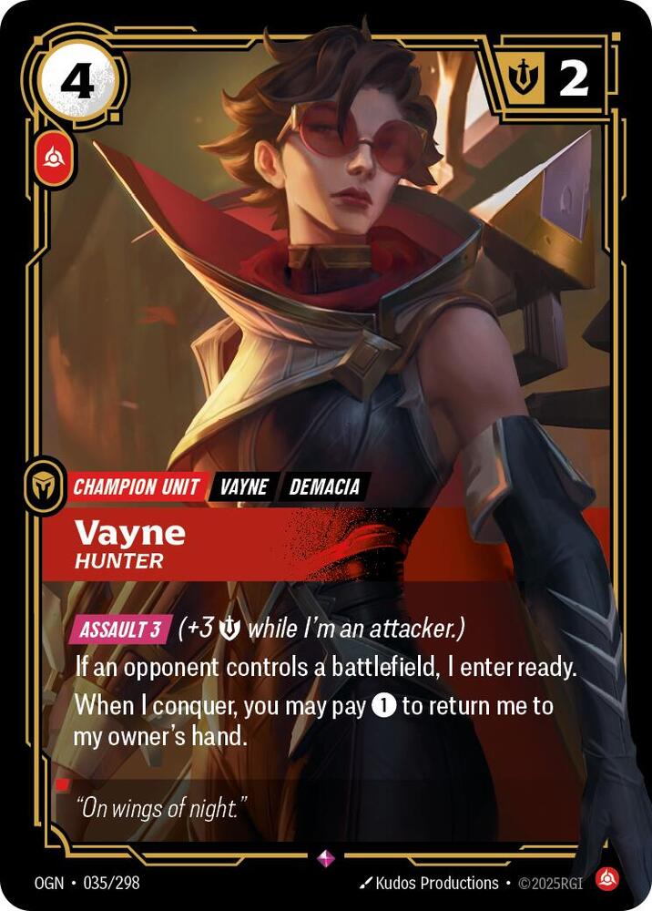 Vayne - Hunter 035/298 RFTB1