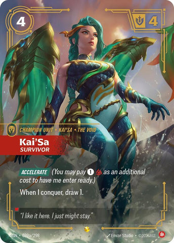 Kai'Sa - Survivor (Alternate Art) 039a/298 RFTB1