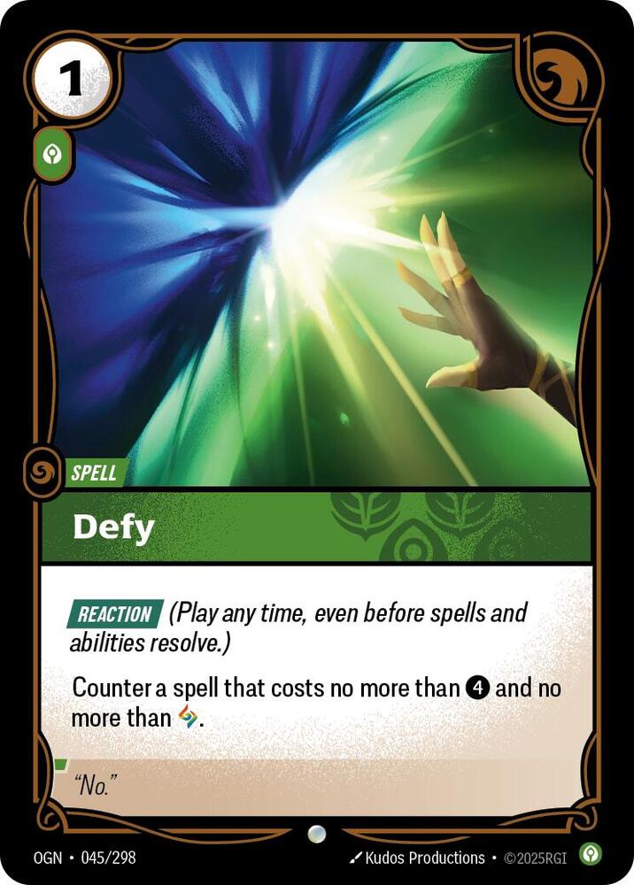 Defy 045/298 RFTB1