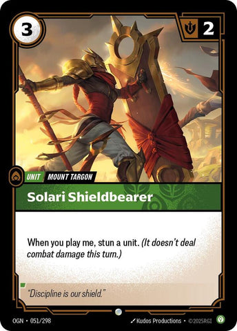 Solari Shieldbearer 051/298 RFTB1
