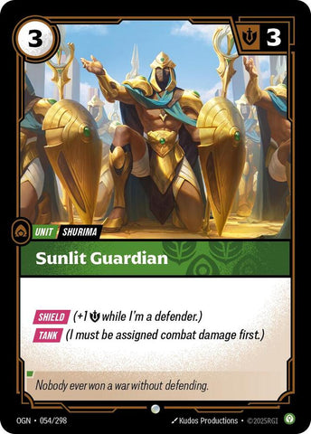 Sunlit Guardian 054/298 RFTB1
