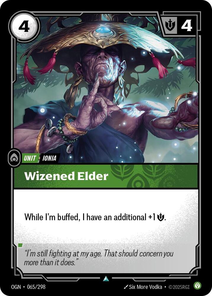 Wizened Elder 065/298 RFTB1
