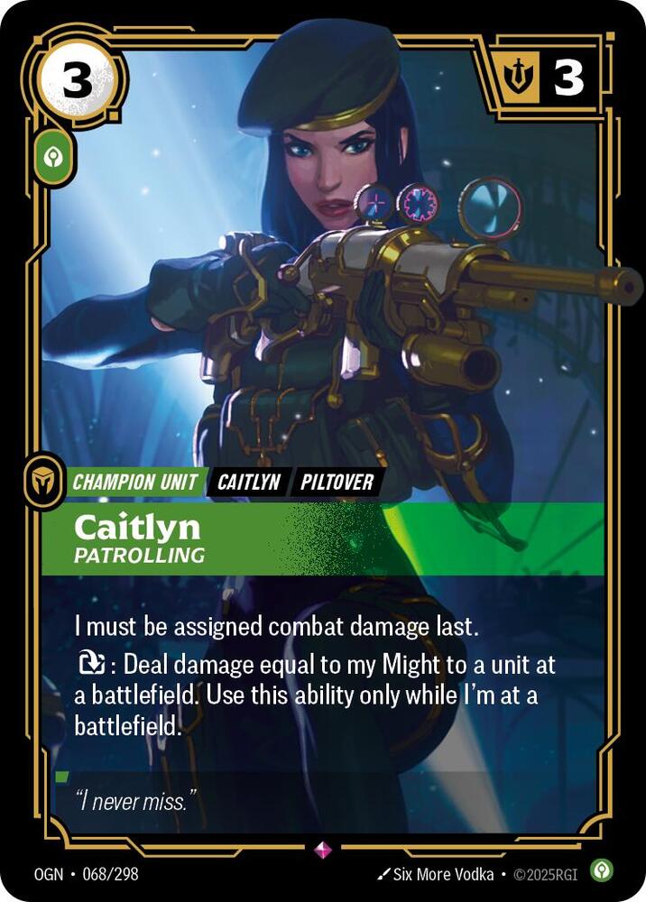 Caitlyn - Patrolling 068/298 RFTB1