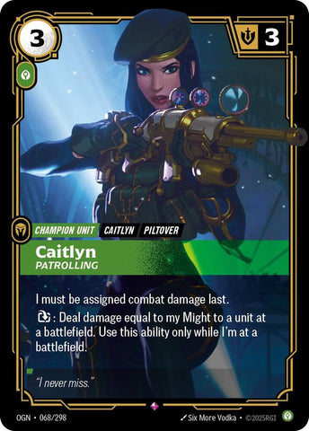 Caitlyn - Patrolling 068/298 RFTB1