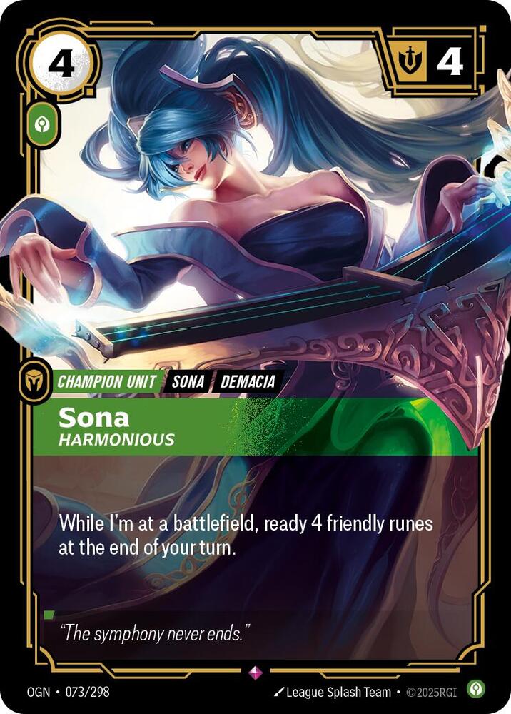 Sona - Harmonious 073/298 RFTB1