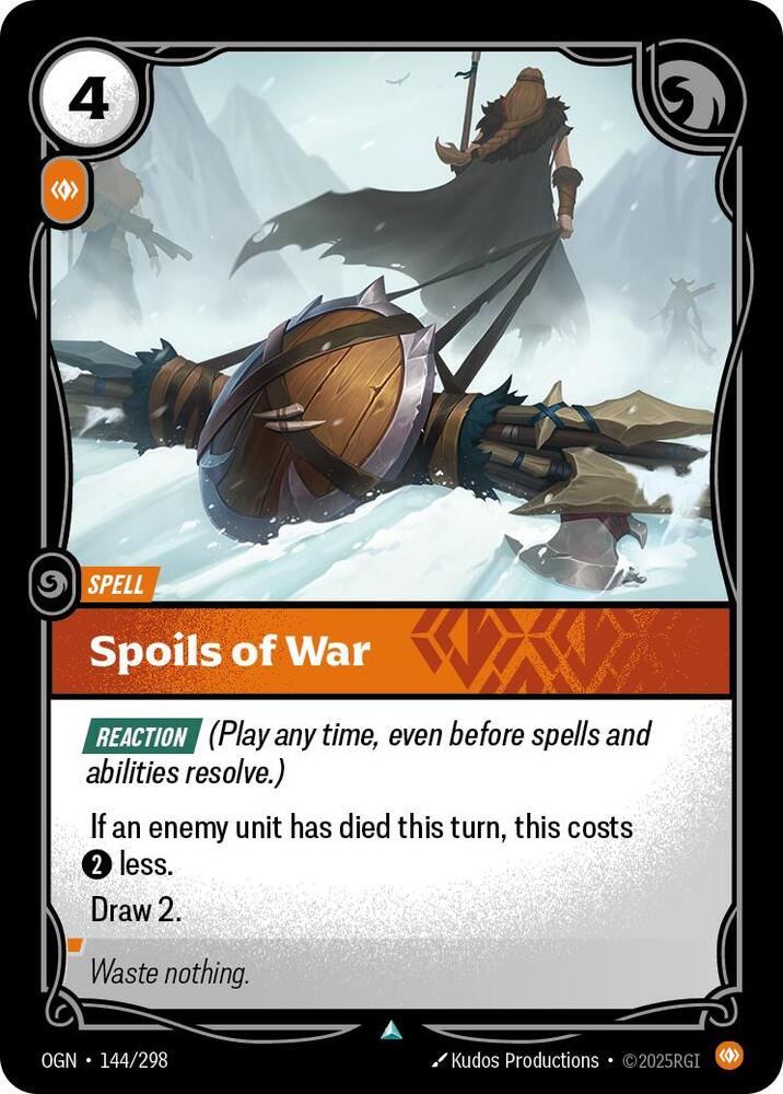 Spoils of War 144/298 RFTB1