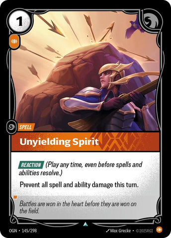 Unyielding Spirit 145/298 RFTB1