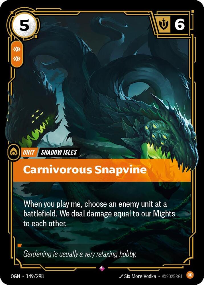 Carnivorous Snapvine 149/298 RFTB1