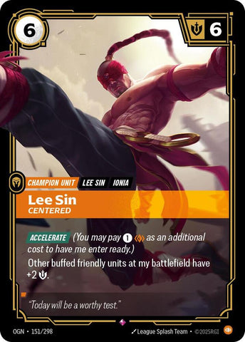 Lee Sin - Centered 151/298 RFTB1