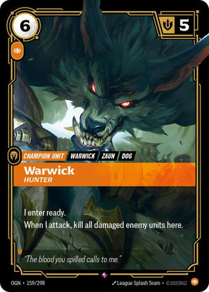 Warwick - Hunter 159/298 RFTB1