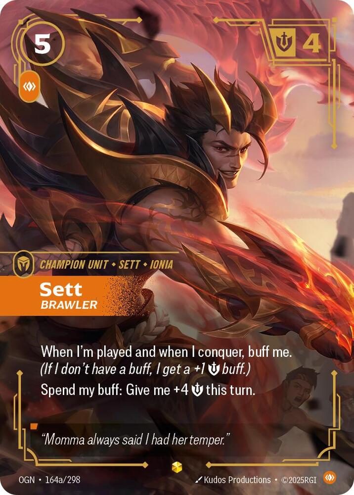 Sett, Brawler (Alternate Art) - Origins (OGN)