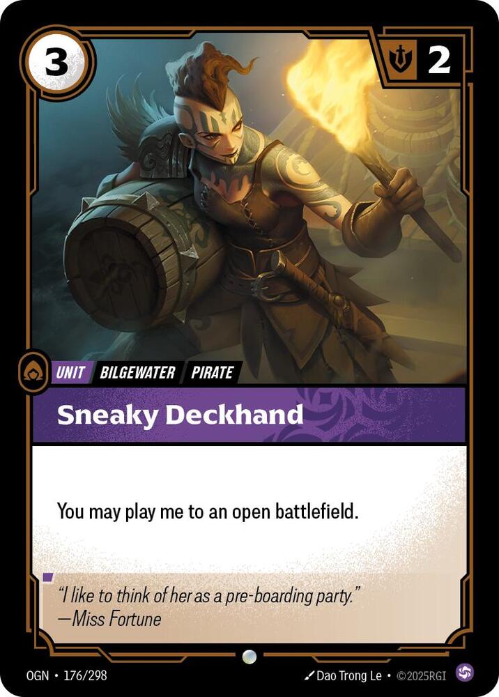 Sneaky Deckhand 176/298 RFTB1