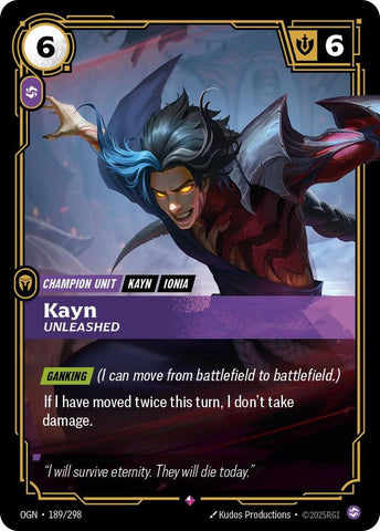 Kayn - Unleashed 189/298 RFTB1