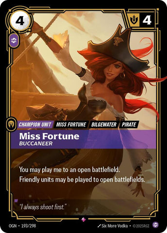 Miss Fortune - Buccaneer 193/298 RFTB1