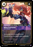 Miss Fortune - Buccaneer (Alternate Art) 193a/298 RFTB1