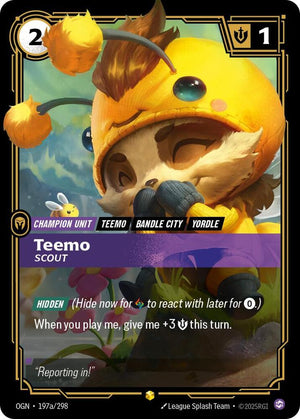 Teemo - Scout (Alternate Art) 197a/298 RFTB1