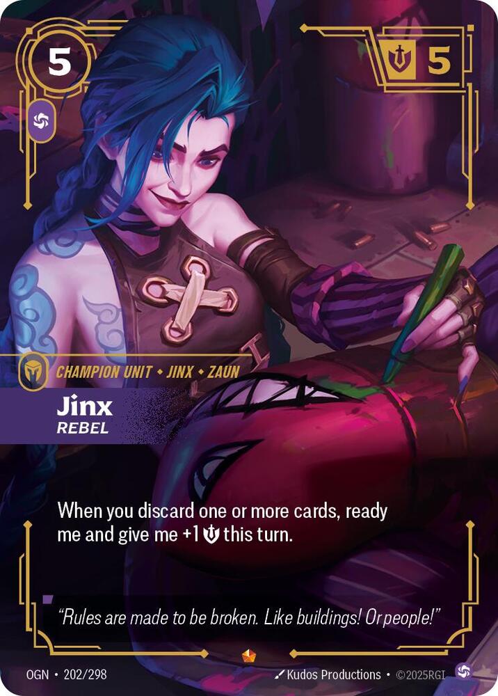 Jinx - Rebel 202/298 RFTB1