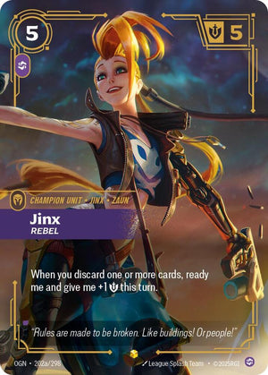 Jinx - Rebel (Alternate Art) 202a/298 RFTB1