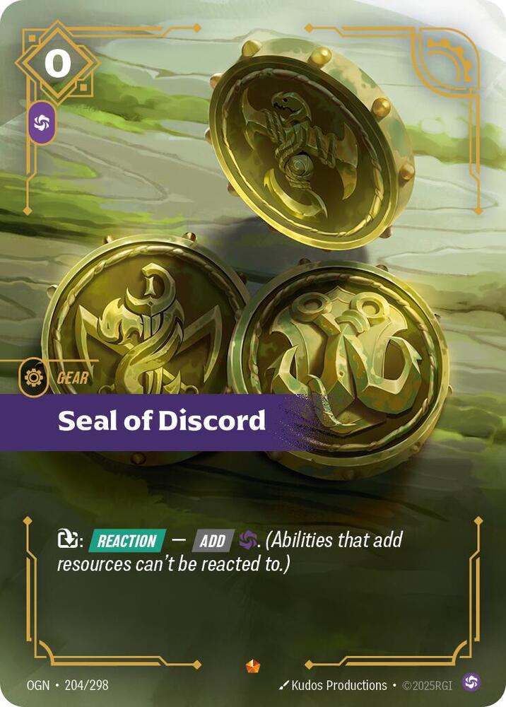 Seal of Discord 204/298 RFTB1