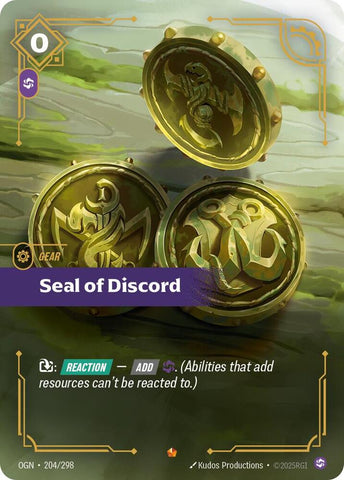Seal of Discord 204/298 RFTB1