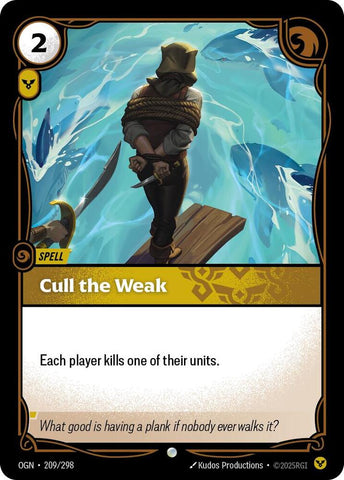 Cull the Weak 209/298 RFTB1
