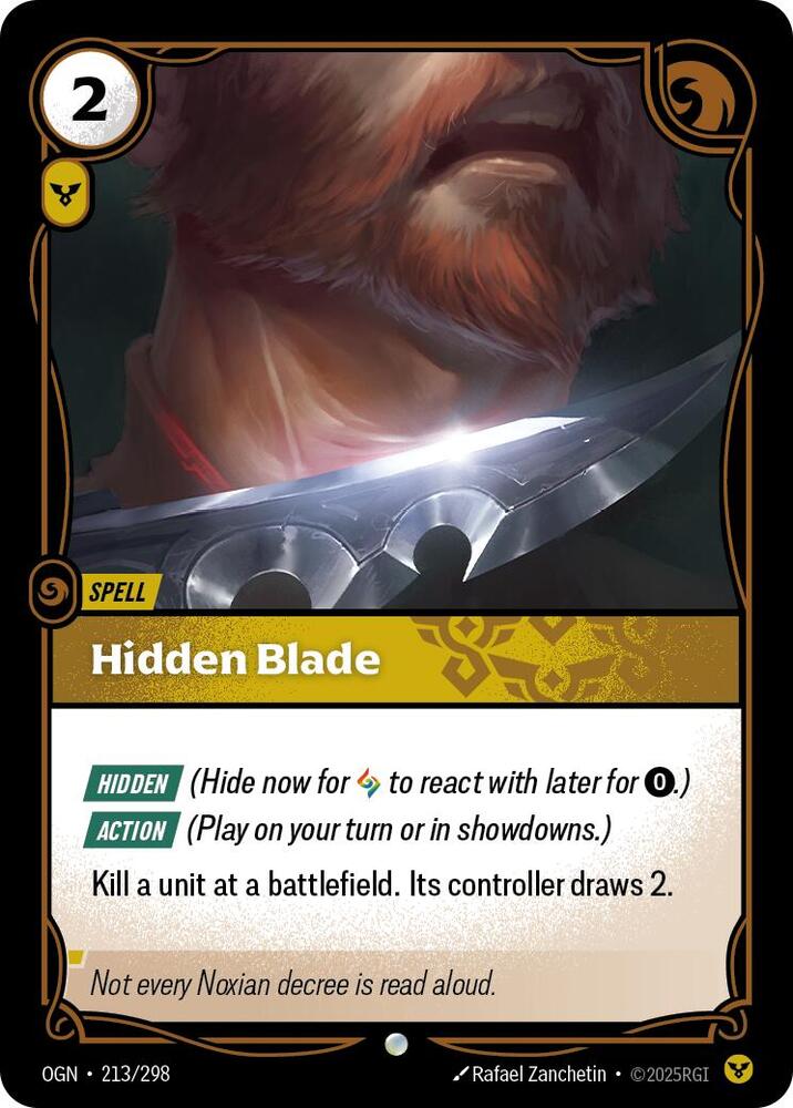 Hidden Blade 213/298 RFTB1