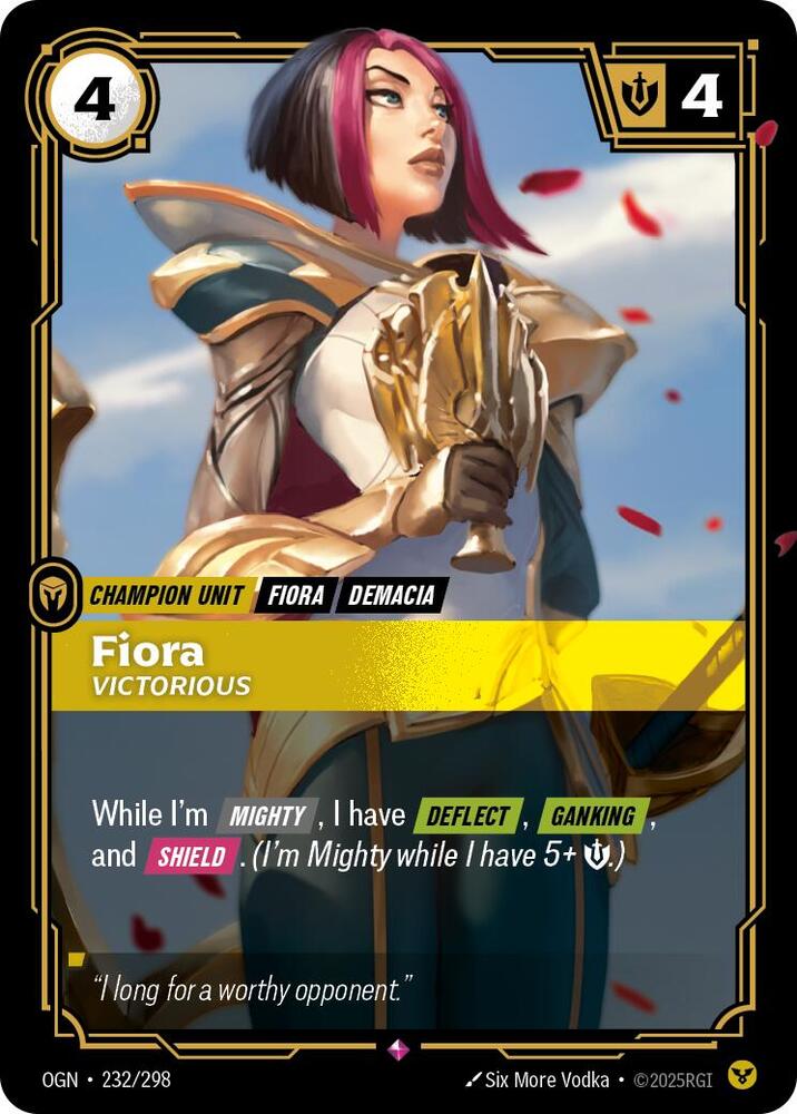 Fiora - Victorious 232/298 RFTB1