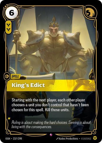 King's Edict 237/298 RFTB1