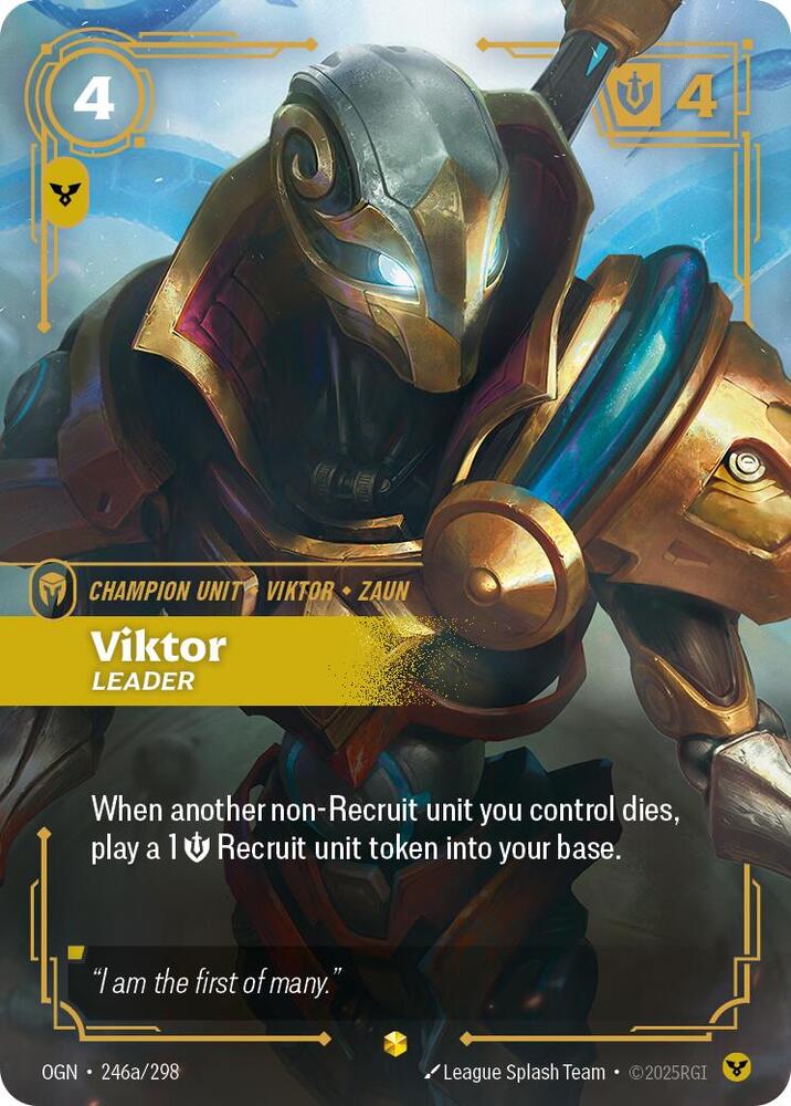 Viktor - Leader (Alternate Art) 246a/298 RFTB1