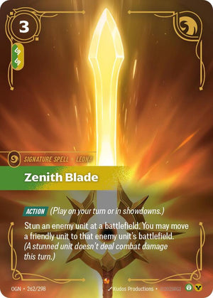 Zenith Blade 262/298 RFTB1