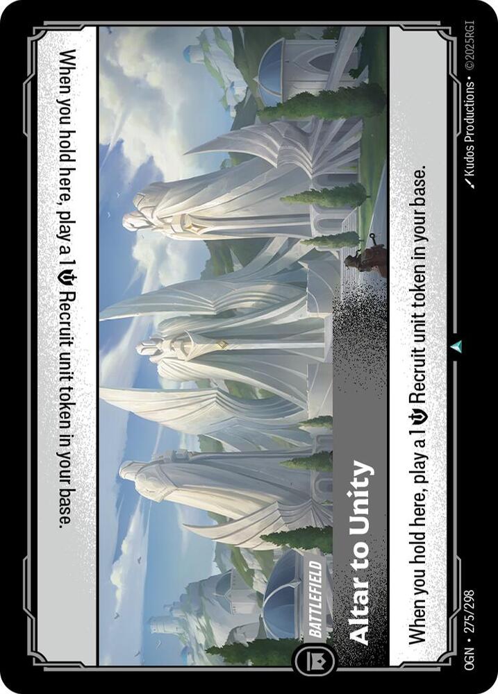 Altar to Unity 275/298 RFTB1