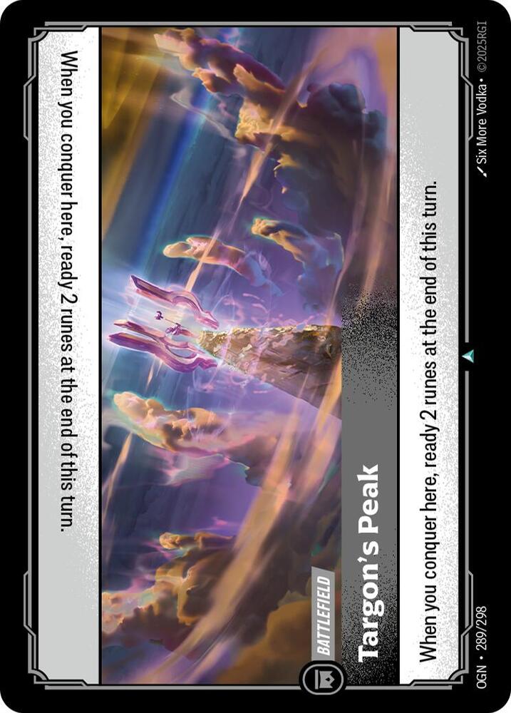 Targon's Peak 289/298 RFTB1