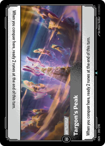 Targon's Peak 289/298 RFTB1