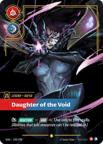 Kai'Sa - Daughter of the Void (Showcase) 299/298 RFTB1